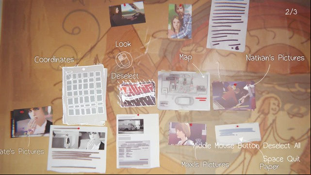 In the next clue you must mark three clues - Life is Strange: Dark Room, Chapter 3 - Walkthrough - Life is Strange Game Guide & Walkthrough
