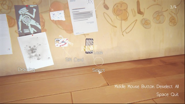 As for Nathan clues, mark the part of the paper inside, SIM card, phone and the paper on the left side - Life is Strange: Dark Room, Chapter 3 - Walkthrough - Life is Strange Game Guide & Walkthrough