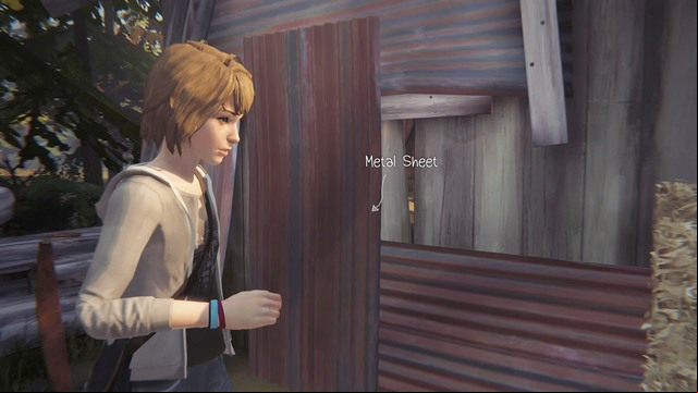 After taking the photo, turn around and walk towards the side wall of the shed - Life is Strange: Dark Room, Chapter 4 - Walkthrough - Life is Strange Game Guide & Walkthrough