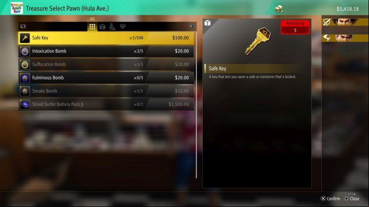 1 - Infinite Wealth: How to obtain safe keys? - FAQ - Like a Dragon Infinite Wealth Guide