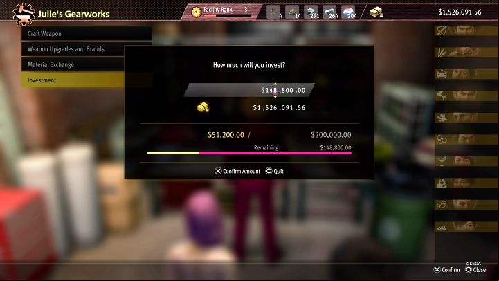 4 - Infinite Wealth: Crafting in Julies Gearworks - Secrets and activities - Like a Dragon Infinite Wealth Guide