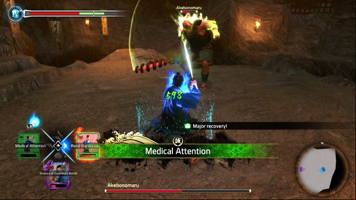 It's a good idea to have a good healing card ready - Like a Dragon Ishin: How to beat the Leader of the Bandits boss? - Activities - Like a Dragon Ishin Guide