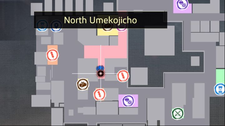 Unlocking the mission: Explore the western part of Rakugai (North Umekojicho) and find the place where Serious Young Man and Kind Foreigner are talking - Like a Dragon Ishin: List of Substories in Rakugai - Substories - Like a Dragon Ishin Guide