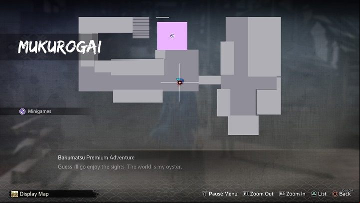 The next stop is the second level of Mukurogai - Like a Dragon Ishin: Bonds - Secrets and activities - Like a Dragon Ishin Guide