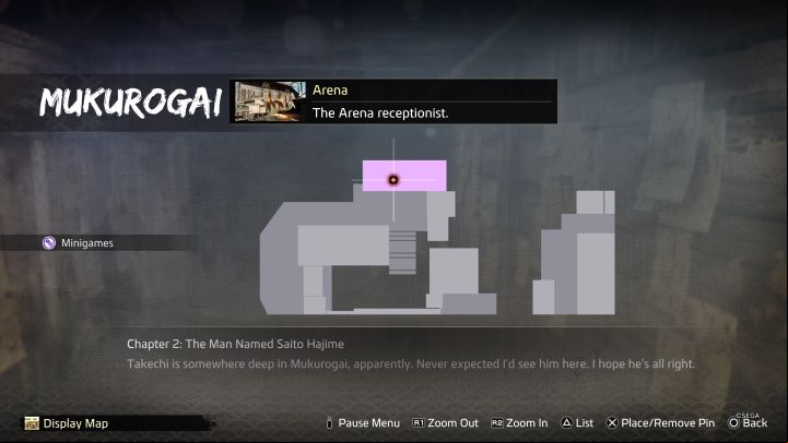 The entrance to the arena is in the northern part of the building - it is shown in the pictures above - Like a Dragon Ishin: Where is the battle arena? - Activities - Like a Dragon Ishin Guide