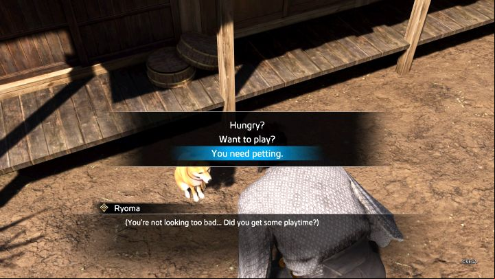 All adopted animals end up on your farm - Like a Dragon Ishin: Adopting dogs and cats - Secrets and activities - Like a Dragon Ishin Guide