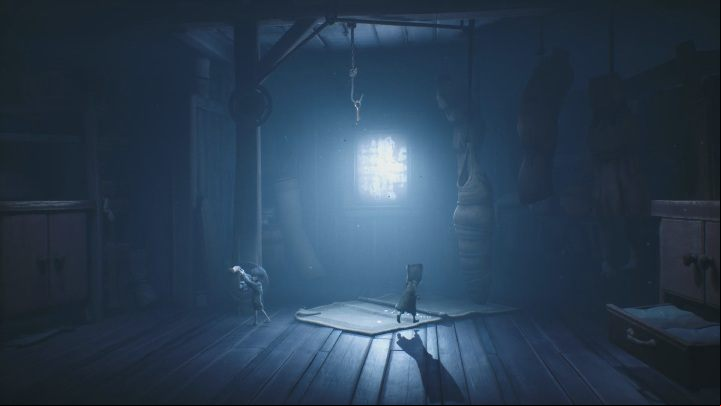When you place the crank at a specific spot, Six will happily take care of it - Little Nightmares 2: A Cottage in the Forest - Chapter 1 walkthrough - Chapter 1 - Forest - Little Nightmares 2 Guide