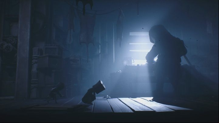 This is the moment when you will see the Hunter - Little Nightmares 2: Escaping the Hunter - Chapter 1 walkthrough - Chapter 1 - Forest - Little Nightmares 2 Guide