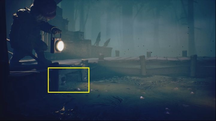 After jumping out of the attic, you will reach the swamp - Little Nightmares 2: Escaping the Hunter - Chapter 1 walkthrough - Chapter 1 - Forest - Little Nightmares 2 Guide
