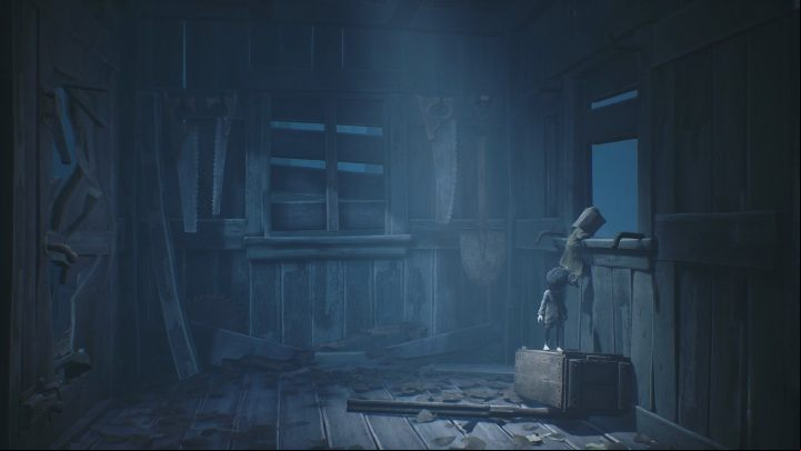 After killing your opponent, jump out the window - Little Nightmares 2: Escaping the Hunter - Chapter 1 walkthrough - Chapter 1 - Forest - Little Nightmares 2 Guide