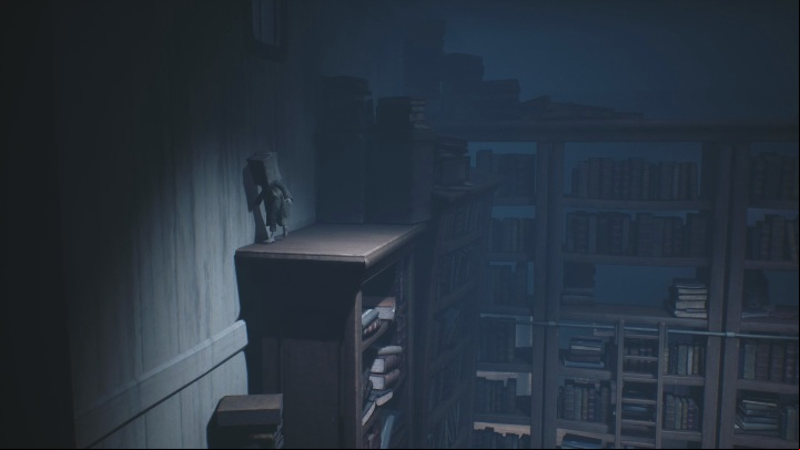 As soon as you enter the library you have to watch out for numerous dangers - Little Nightmares 2: The Library - Chapter 2 Orphanage walkthrough - Chapter 2 - Orphanage - Little Nightmares 2 Guide
