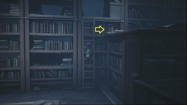 When you climb to the top of the ladder, you can jump to the ledge, Mono will grab onto it easily - Little Nightmares 2: The Library - Chapter 2 Orphanage walkthrough - Chapter 2 - Orphanage - Little Nightmares 2 Guide