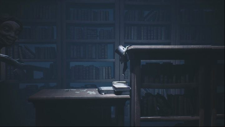 Quickly jump up to a higher ledge - Little Nightmares 2: The Library - Chapter 2 Orphanage walkthrough - Chapter 2 - Orphanage - Little Nightmares 2 Guide