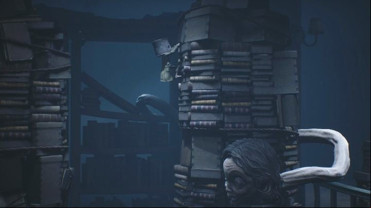 A woman's head will be looking for you - Little Nightmares 2: The Library - Chapter 2 Orphanage walkthrough - Chapter 2 - Orphanage - Little Nightmares 2 Guide