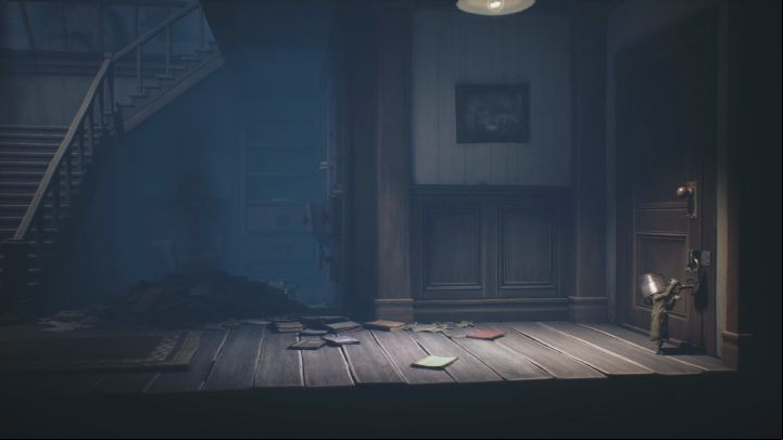With the key in hand, head downstairs - Little Nightmares 2: The Library - Chapter 2 Orphanage walkthrough - Chapter 2 - Orphanage - Little Nightmares 2 Guide