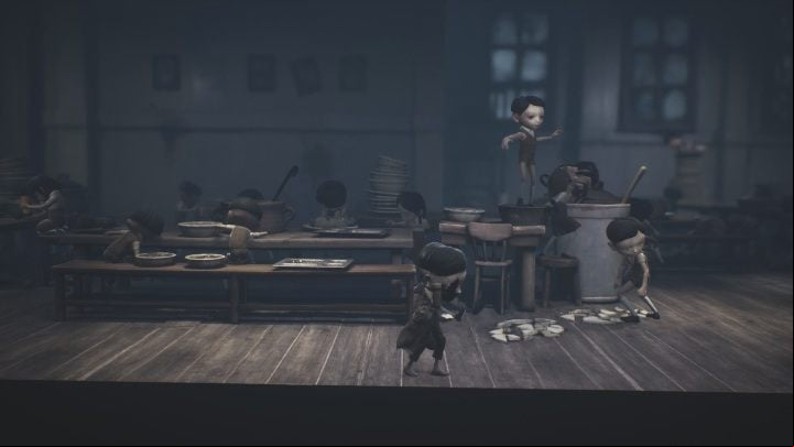 Don't pay attention to them, or any noises, nor fights - Little Nightmares 2: Kitchen - Chapter 2 Orphanage walkthrough - Chapter 2 - Orphanage - Little Nightmares 2 Guide