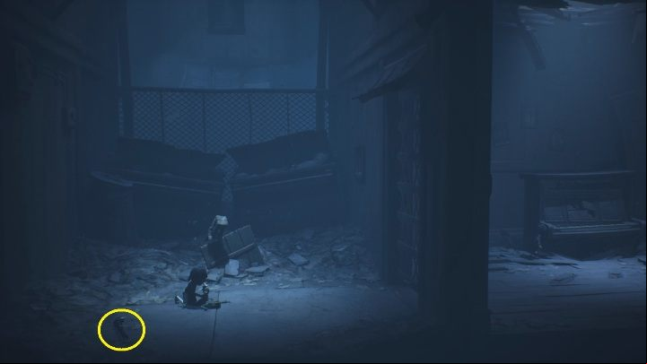 Outside, you will see a girl abusing a corpse with a wrench - Little Nightmares 2: Escape from School - Chapter 2 Orphanage walkthrough - Chapter 2 - Orphanage - Little Nightmares 2 Guide