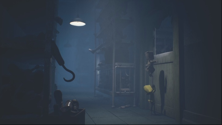 Use Six's help to jump through the door - Little Nightmares 2: Fuses - Chapter 3 Hospital walkthrough - Chapter 3 - Hospital - Little Nightmares 2 Guide