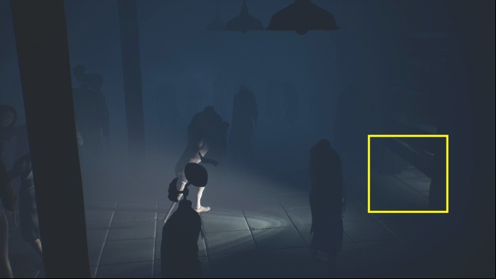 You can also try to stay close to the edge of the room (screen) and move to the right while aiming the flashlight only at the nearby monsters - Little Nightmares 2: Fuses - Chapter 3 Hospital walkthrough - Chapter 3 - Hospital - Little Nightmares 2 Guide