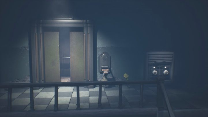 Place both fuses in the box next to the elevator - Little Nightmares 2: Fuses - Chapter 3 Hospital walkthrough - Chapter 3 - Hospital - Little Nightmares 2 Guide