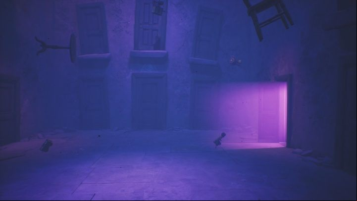 However, the door on the right will open - Little Nightmares 2: Door Puzzles - Chapter 5 walkthrough - Chapter 5 - The Signal Tower - Little Nightmares 2 Guide