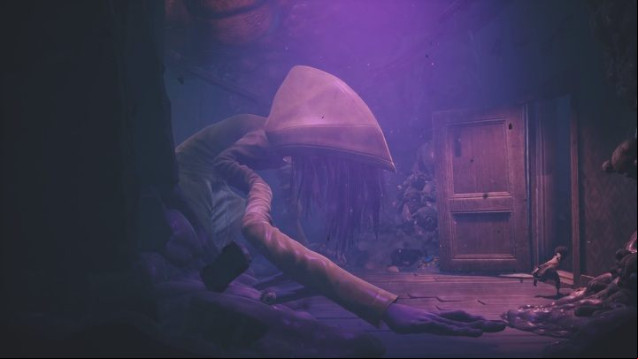 When you attack the music box, you become Six's enemy - Little Nightmares 2: Six - Chapter 5 walkthrough - Chapter 5 - The Signal Tower - Little Nightmares 2 Guide