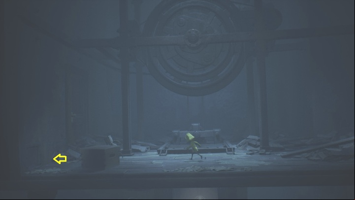 Location: Chapter 4, right after the first elevator - Little Nightmares 2: Glitching Remains, Chapter 4 Reaching the Tower - list - Glitching Remains - Little Nightmares 2 Guide