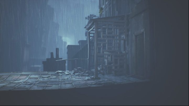 Location: Chapter 4, while running across rooftops - Little Nightmares 2: Glitching Remains, Chapter 4 Reaching the Tower - list - Glitching Remains - Little Nightmares 2 Guide