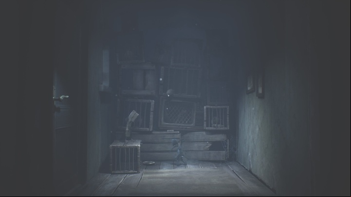 Once you get inside you will see the spectral remains - Little Nightmares 2: Glitching Remains, Chapter 4 Reaching the Tower - list - Glitching Remains - Little Nightmares 2 Guide