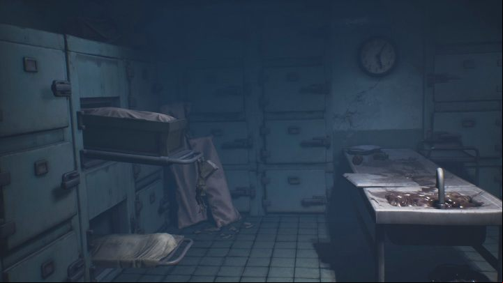 Use the lower stretchers to jump to the upper ones - Little Nightmares 2: Escape - Chapter 3 Hospital walkthrough - Chapter 3 - Hospital - Little Nightmares 2 Guide
