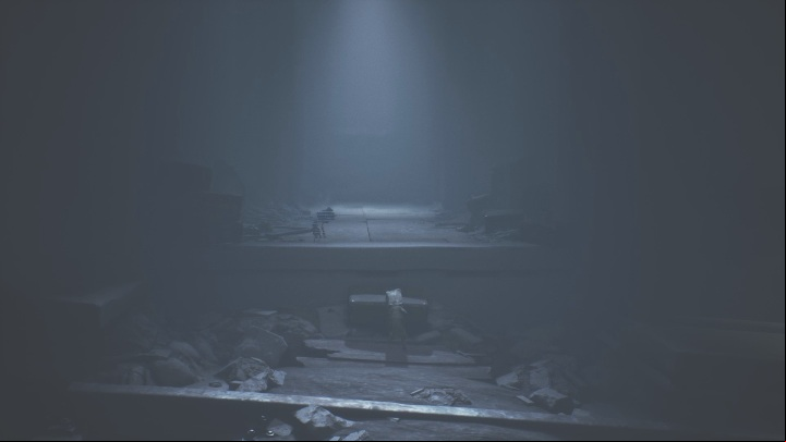When you get to the subway, you will see Glitching Remains that will lead you to the exit - Little Nightmares 2: Shop and Escape - Chapter 4 walkthrough - Chapter 4 - Getting to the Tower - Little Nightmares 2 Guide