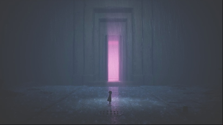 After defeating the opponent, you will see a pink light - Little Nightmares 2: Shop and Escape - Chapter 4 walkthrough - Chapter 4 - Getting to the Tower - Little Nightmares 2 Guide