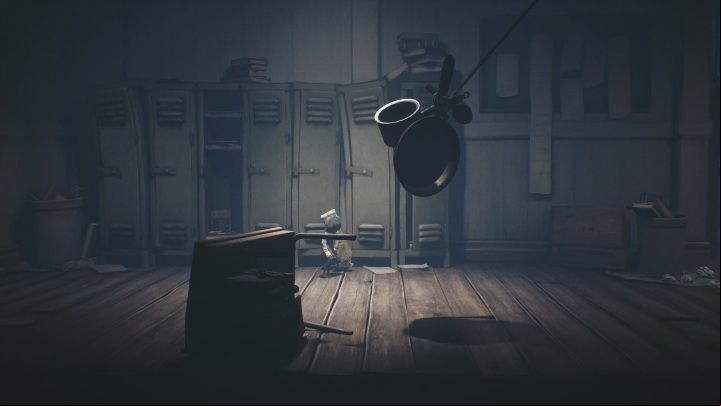 And another trap - pans - Little Nightmares 2: School - Chapter 2 Orphanage walkthrough - Chapter 2 - Orphanage - Little Nightmares 2 Guide