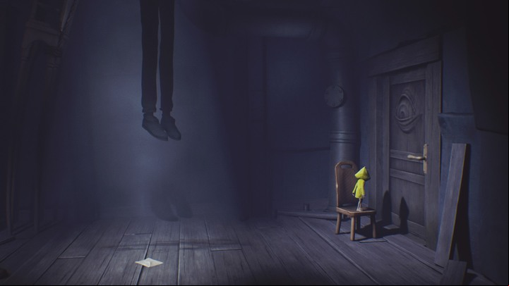 Set the chair like this. - Little Nightmares: Beginning - walkthrough - The Prison - Little Nightmares Game Guide