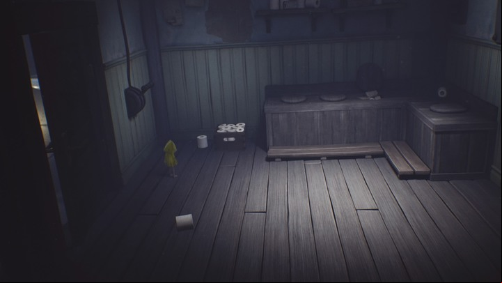 Behind the door, you will find a hidden lever. - Little Nightmares: The fall - walkthrough - The Prison - Little Nightmares Game Guide