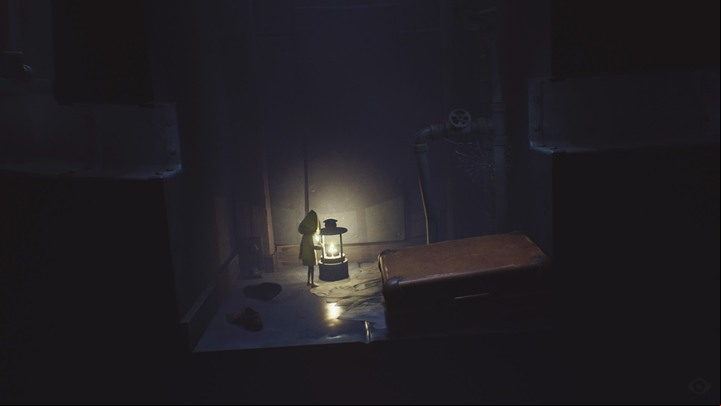 Light up the lantern in the sewers. - Little Nightmares: Shoe room and Toy room - walkthrough - The Lair - Little Nightmares Game Guide
