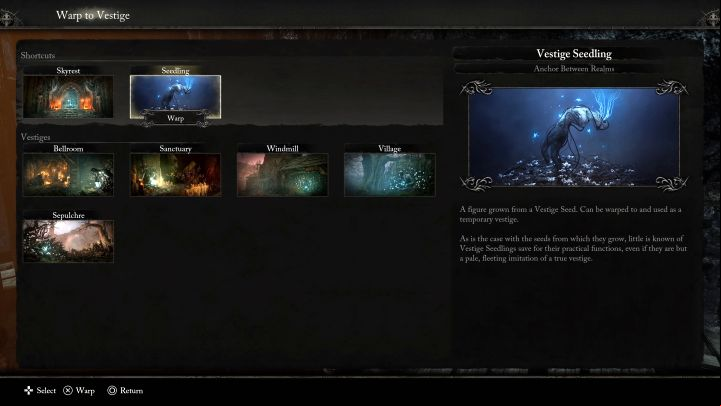 5 - Lords of the Fallen: How to create rest areas (Vestiges)? - Exploration - Lords of the Fallen Guide