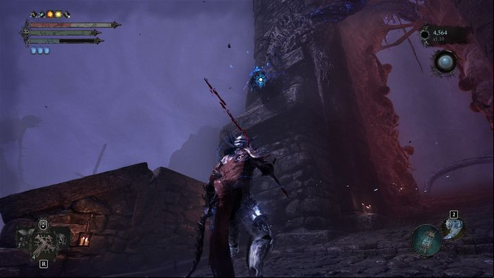 At the end of the bridge, you will notice a body that you must remove using the lantern - Lords of the Fallen: How to defeat the boss Adyr, the Bereft Exile? - Main - Lords of the Fallen Guide