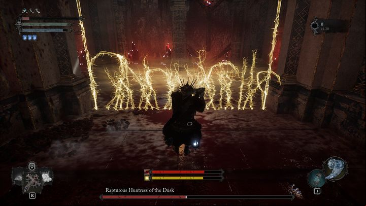 One of the most interesting attacks of her is creating Radiant thorn walls - Lords of the Fallen: How to defeat Rapturous Huntress of the Dusk boss? - Main - Lords of the Fallen Guide