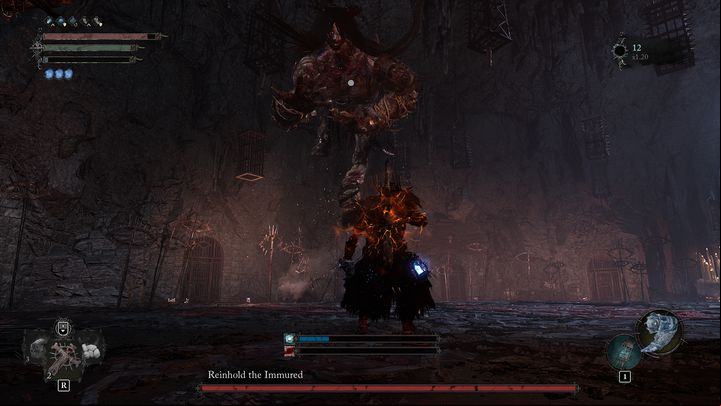 Staying in close range is the only viable way, as if you keep your distance, he will constantly lunge or charge towards you - Lords of the Fallen: How to defeat Tancred, Master of Castigations boss? - Main - Lords of the Fallen Guide