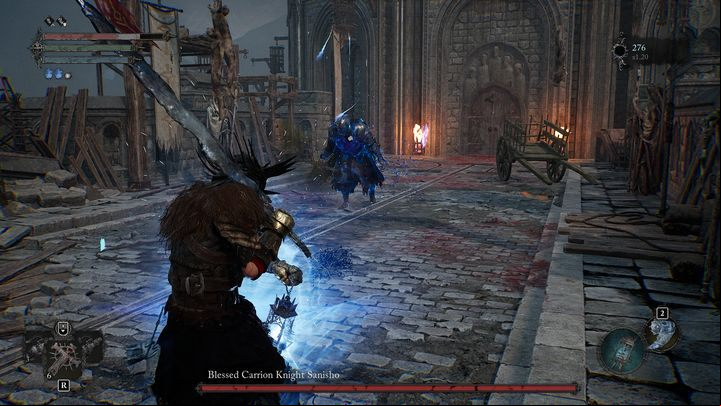 Use Soulflay every time it is available - Lords of the Fallen: How to defeat Blessed Carrion Knight Sanisho boss? - Main - Lords of the Fallen Guide