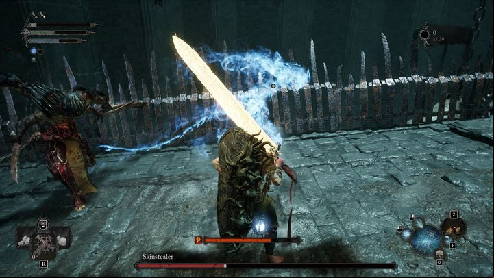 You can also take out his soul, but do it only when you are away from him - Lords of the Fallen: How to beat Skinstealer boss? - Main - Lords of the Fallen Guide