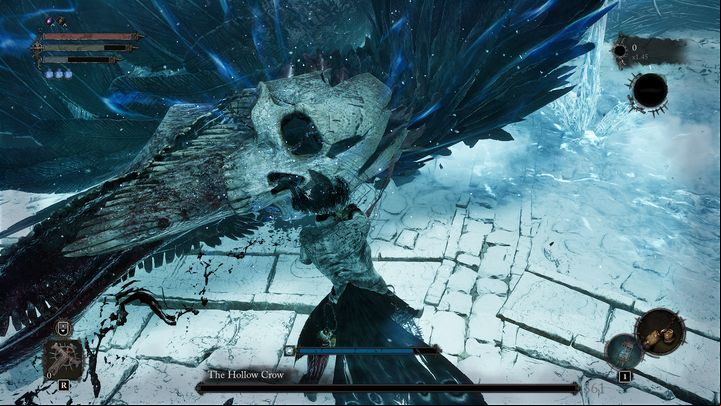 After defeating Lucy's specter three times, icicles will appear all over the arena - be careful not to stand in the spot where they appear - Lords of the Fallen: How to defeat the Hollow Crow boss? - Main - Lords of the Fallen Guide