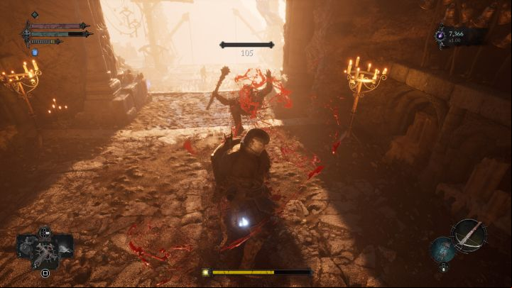 Instead of proceeding forward, head back to the exit from Sanctuary - Lords of the Fallen: Vigor (XP) farming - example locations - Basics - Lords of the Fallen Guide