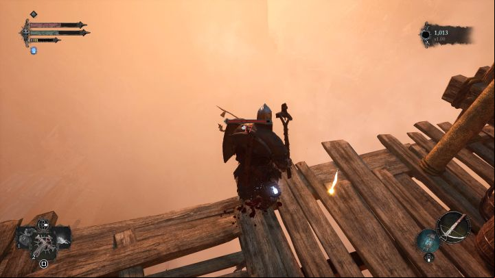 This farming location becomes available along the way to the lower elevator in Bellroom - Lords of the Fallen: Vigor (XP) farming - example locations - Basics - Lords of the Fallen Guide
