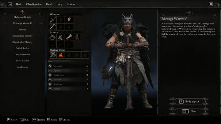 If you know from the very beginning that the best play style for you is that of a tank who wears heavy armor and attacks with two-handed swords or other such weapons, then the Partisan or the Udirangr Warwolf will be a good choice - Lords of the Fallen: Best class - Basics - Lords of the Fallen Guide