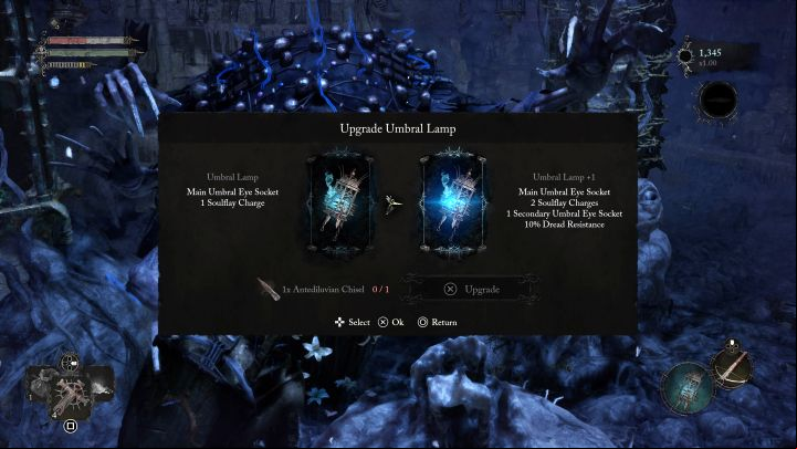 How to unlock: Fully upgrade the Umbral lamp - Lords of the Fallen: Trophies / Achievements - list, trophy guide - Appendix - Lords of the Fallen Guide