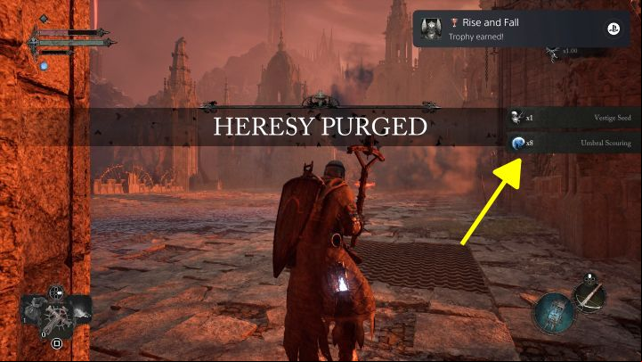 Reaching sequences from the past is not the only way to collect Umbral Scouring - Lords of the Fallen: How to obtain Umbral Scourings? - Quest items - Lords of the Fallen Guide