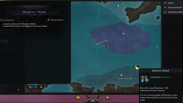 Shadow Island is located north of Vern - Lost Ark: Shadow Island - 24th floor, how to complete? - Quests - Lost Ark Guide