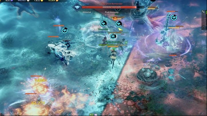 There are two key attacks, which involve a specific mechanics, but they can be dodged easily - Lost Ark: Tranquil Karkosa - boss, how to beat? - Abyssal Dungeon - Lost Ark Guide
